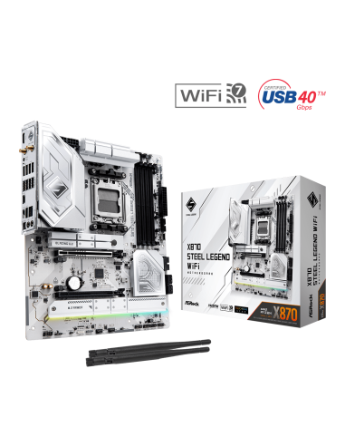Дънна платка ASROCK X870 STEEL LEGEND WIFI, Socket AM5