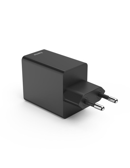 HAMA Мини Зарядно 220V 35 W, 1x USB-C PD, 3x USB-A, Черно