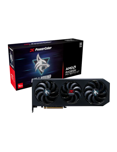 Видео карта PowerColor Radeon RX 9070 XT Hellhound 16GB GDDR6