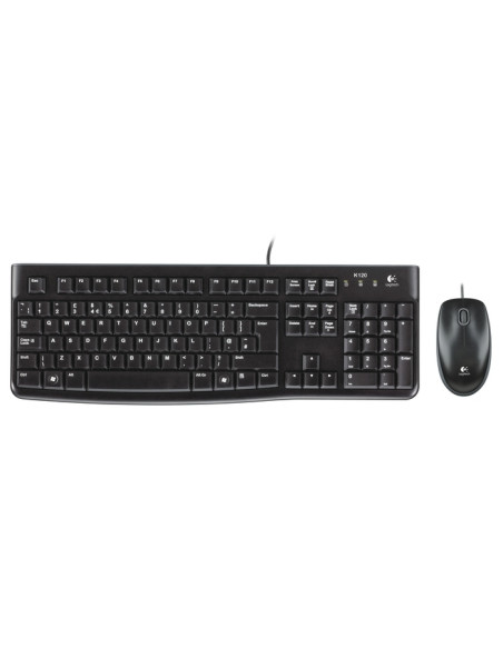 Kомплект клавиатура с мишка Logitech MK120 US-Layout - Черна