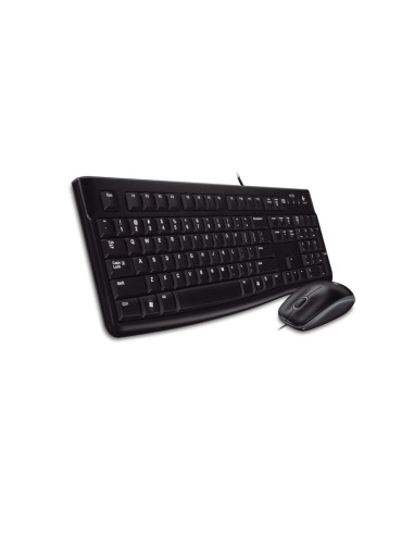 Kомплект клавиатура с мишка Logitech MK120 US-Layout - Черна