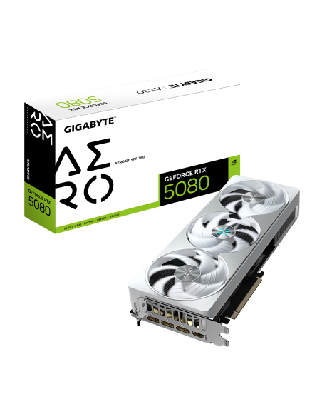 Видео карта GIGABYTE GeForce RTX 5080 AERO OC 16GB GDDR7