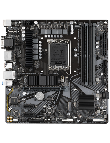 Дънна платка GIGABYTE B660M DS3H, socket 1700, mATX