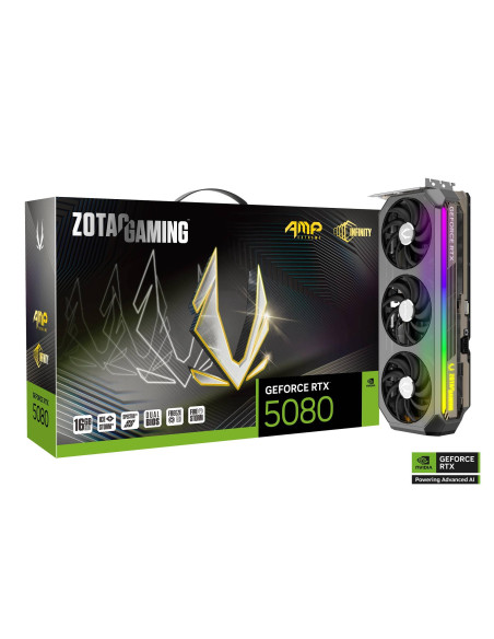 Видео карта ZOTAC GAMING RTX 5080 AMP Extreme Infinity 16GB GDDR7