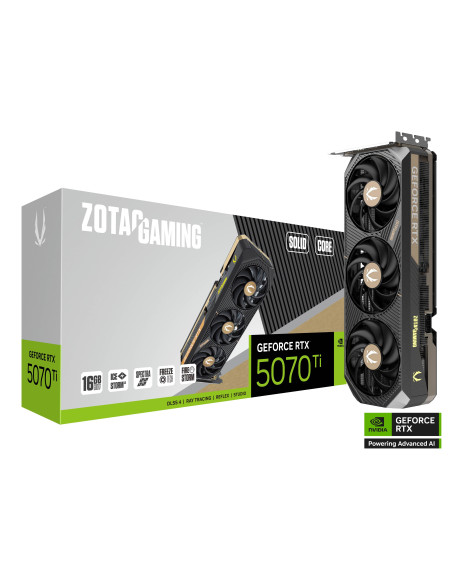 Видео карта ZOTAC GAMING RTX 5070 TI Solid SFF 16GB GDDR7