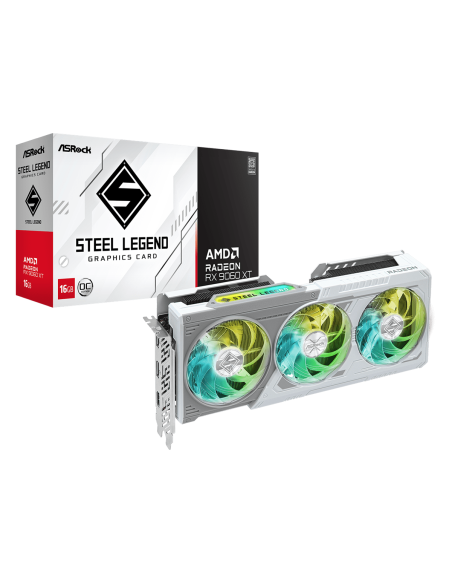 Видео карта ASRock RADEON RX 9060 XT Steel Legend 16GB OC GDDR6