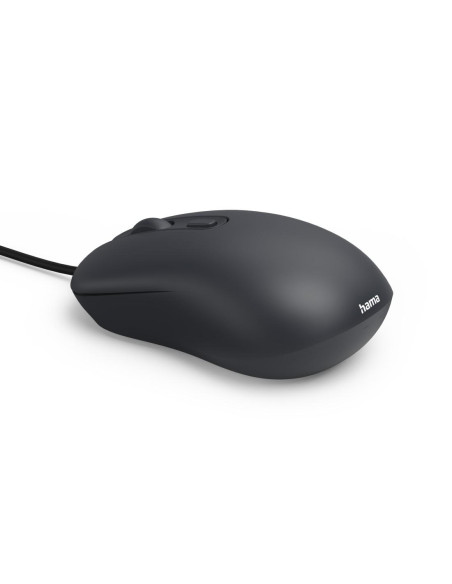 Оптична мишка HAMA CM-200, 4 бутонна, безшумна, с кабел, черна