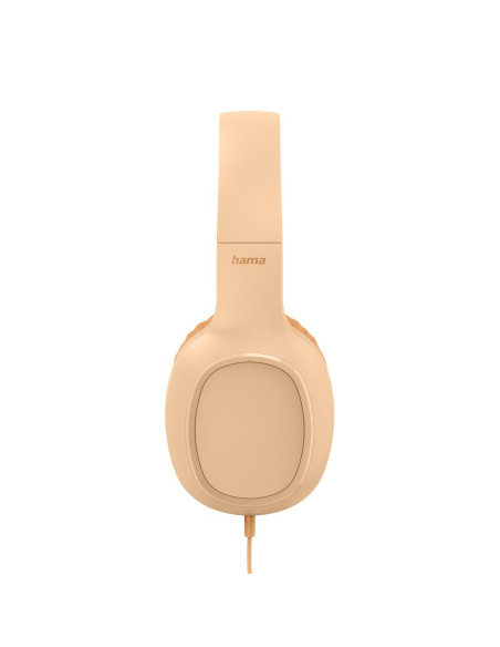 HAMA Слушалки с микрофон -quot,Fun C-quot,, USB-C, водач за кабел от едната страна, Оранжев