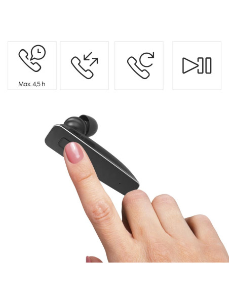 HAMA Блутут слушалка -ldquo,MyVoice2100-rdquo,, Multipoint, черен