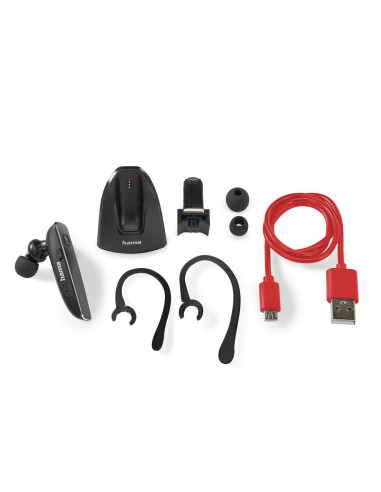 HAMA Блутут слушалка -ldquo,MyVoice2100-rdquo,, Multipoint, черен