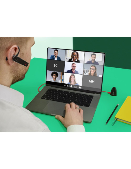 HAMA Блутут слушалка -ldquo,MyVoice2100-rdquo,, Multipoint, черен