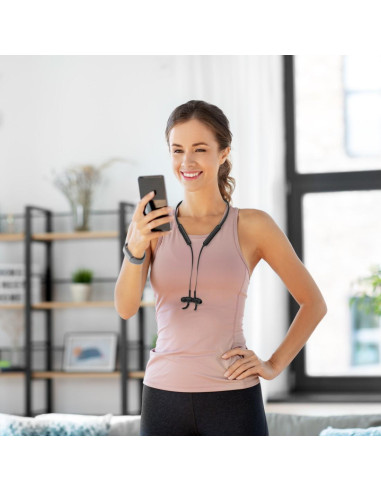 HAMA Блутут слушалки, спортни, -quot,Freedom Neck III-quot,, микрофон, черни