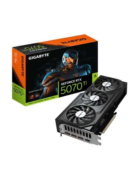 Видео карта GIGABYTE RTX 5070 TI WINDFORCE OC V2 16GB GDDR7