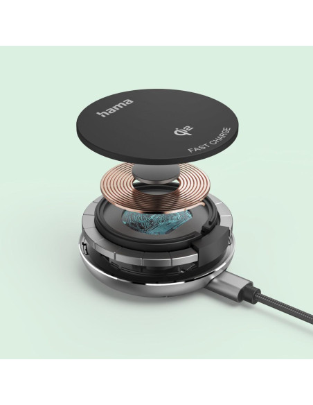 Hama Безжично Qi2 зарядно устройство, 15 W