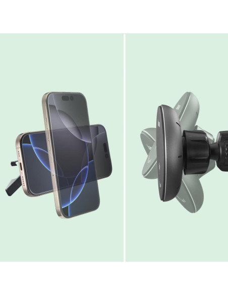 HAMA Безжично зарядно устройство Qi2, 15W, за кола, черно