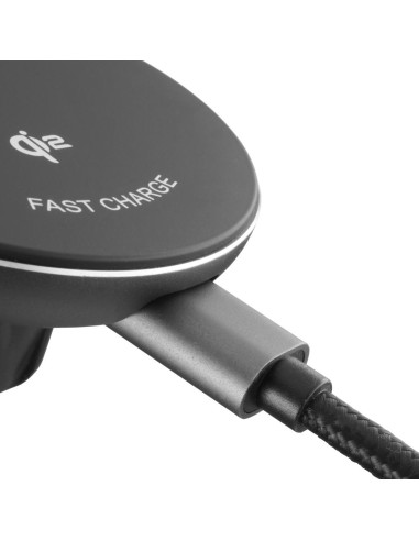 HAMA Безжично зарядно устройство Qi2, 15W, за кола, черно