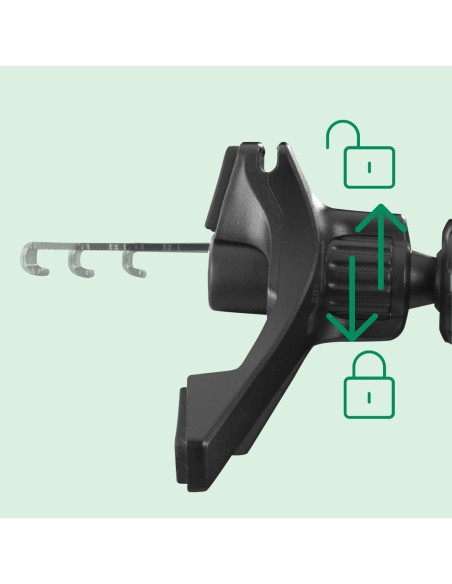 HAMA Безжично зарядно устройство Qi2, 15W, за кола, черно