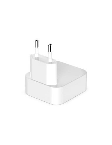 HAMA Бързо мини зарядно GaN, 2 x USB-C, PD, 40 W, сгъващ се адаптер, бял
