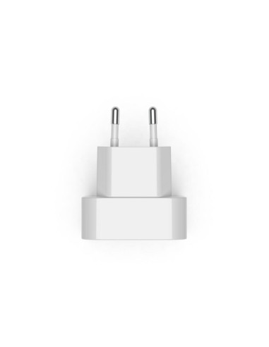 HAMA Бързо мини зарядно GaN, 2 x USB-C, PD, 40 W, сгъващ се адаптер, бял