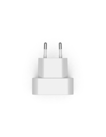 HAMA Бързо мини зарядно GaN, 2 x USB-C, PD, 40 W, сгъващ се адаптер, бял