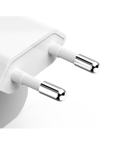 HAMA Бързо мини зарядно GaN, 2 x USB-C, PD, 40 W, сгъващ се адаптер, бял