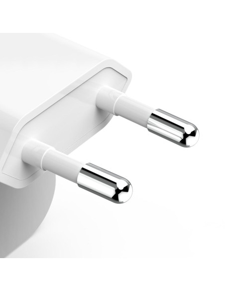 HAMA Бързо мини зарядно GaN, 2 x USB-C, PD, 40 W, сгъващ се адаптер, бял