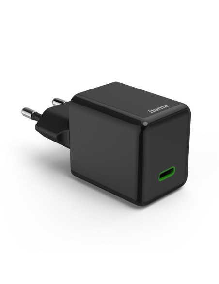 HAMA Бързо мини зарядно GaN, USB-C, PD, 45 W, черно