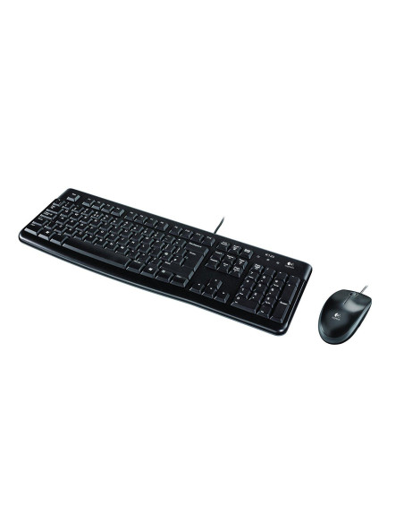 Kомплект клавиатура с мишка Logitech MK120, Черна