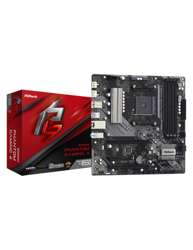 Дънна платка ASRock B550M Phantom Gaming 4, AM4