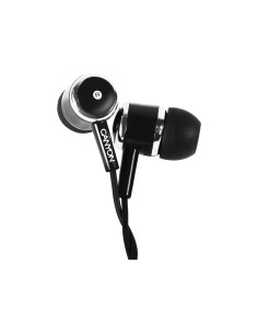 CANYON Stereo earphones with microphone, Black