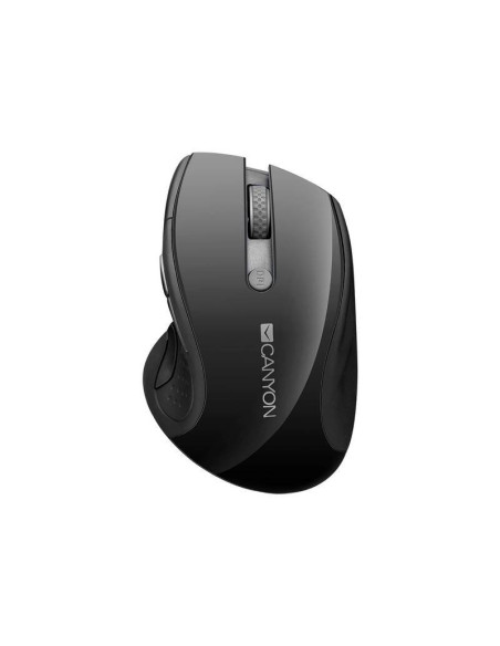CANYON 2.4Ghz wireless mouse, optical tracking - blue LED, 6 buttons, DPI 1000/1200/1600, Black pearl glossy