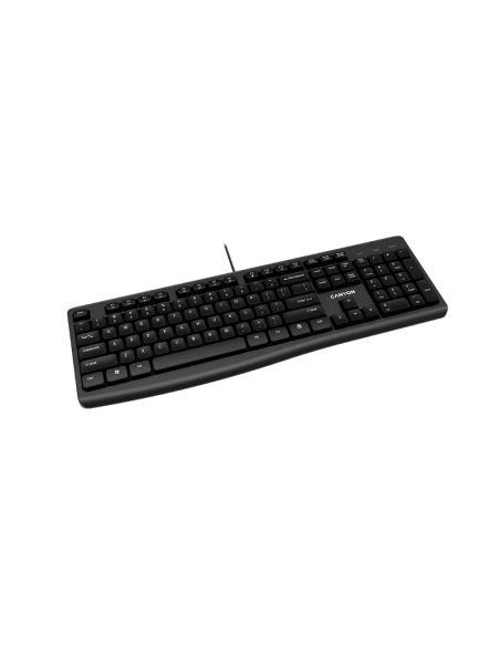 Wired Chocolate Standard Keyboard ,105 keys, slim  design with chocolate key caps,  1.5 Meters cable length,Size 434.2145.427