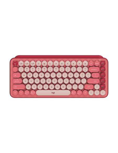 LOGITECH POP Keys Bluetooth Mechanical Keyboard - HEARTBREAKER ROSE - US INTL