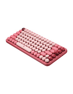 LOGITECH POP Keys Bluetooth Mechanical Keyboard - HEARTBREAKER ROSE - US INTL 2