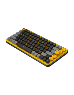 LOGITECH POP Keys Bluetooth Mechanical Keyboard - BLAST YELLOW - US INTL 2