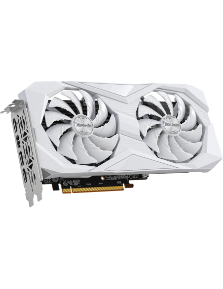 Видеокарта ASRock AMD Radeon RX 6600 Challenger White 8GB