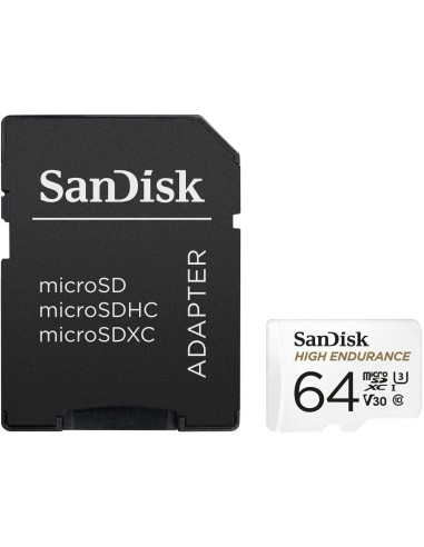 Карта памет SANDISK micro SDXC UHS-I, U3, SD Адаптер, 64GB