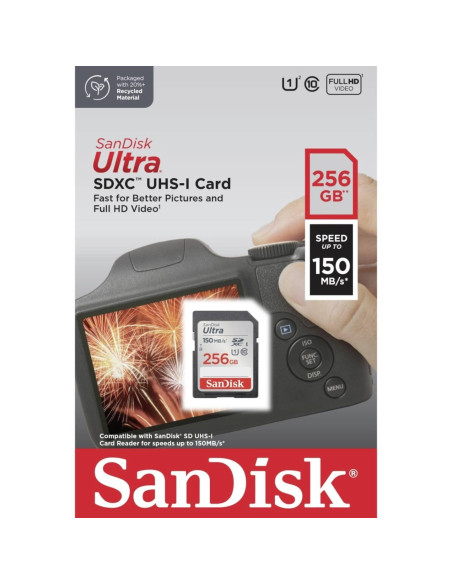 SanDisk Карта памет Ultra SDXC Memory card 256GB 150MB/s