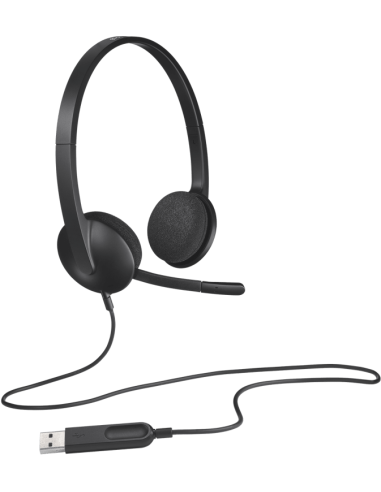 Слушалки с микрофон Logitech H340
