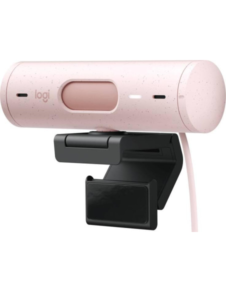 Logitech BRIO 500 Rose Full HD уеб камера, микрофон, USB