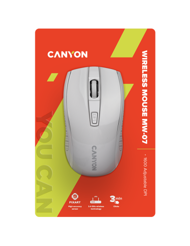 CANYON mouse MW-7 Wireless White
