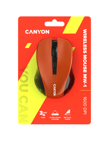 CANYON mouse MW-1 Wireless Orange