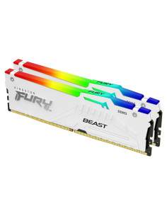 Памет Kingston FURY Beast White RGB 64GB(2x32GB) DDR5 6000MHz CL36