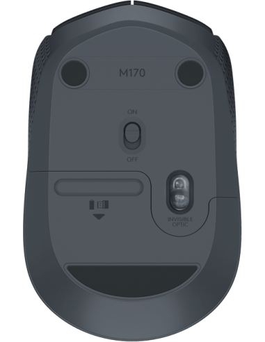 Безжична оптична мишка LOGITECH M171, Черна, USB