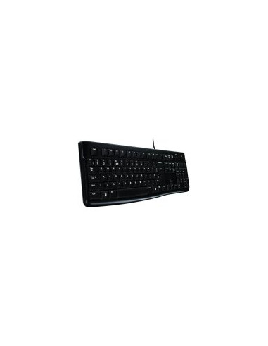 LOGITECH K120 Corded Keyboard - BLACK - USB - US INTL - B2B