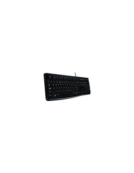 LOGITECH K120 Corded Keyboard - BLACK - USB - US INTL - B2B