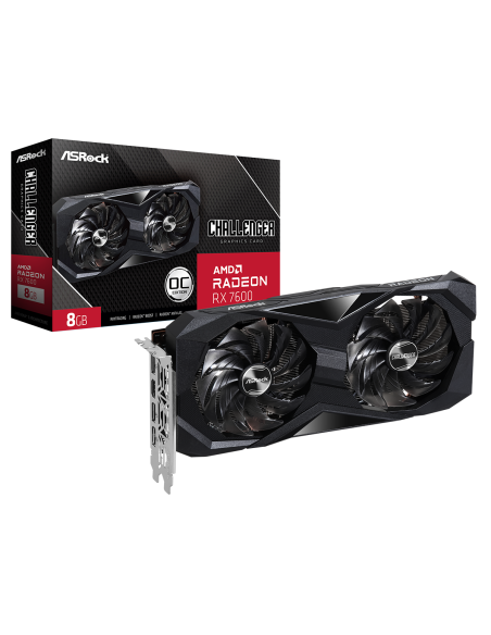 Видео карта ASROCK RX 7600 Challenger OC 8GB GDDR6