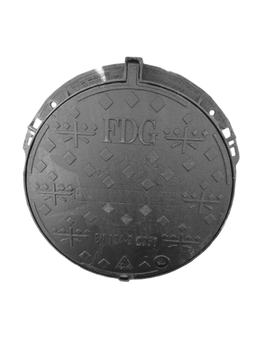 Чугунен капак Ф600 C250 плътен