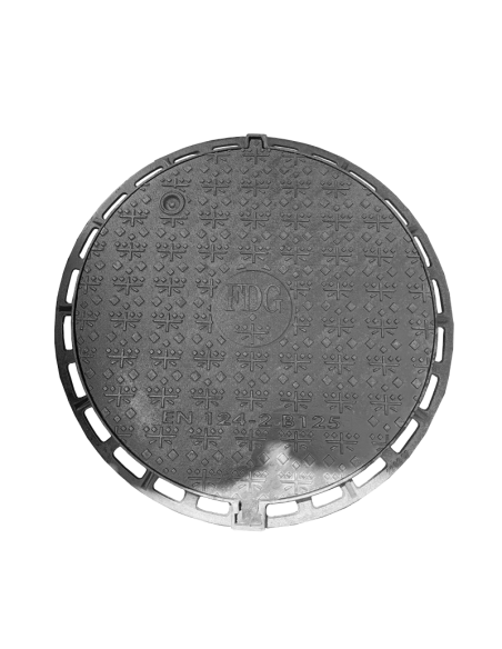 Чугунен капак Ф600 B125 заключващ болт