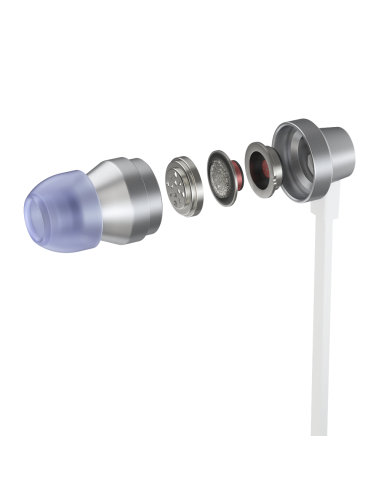 Геймърски слушалки с микрофон Logitech G333 In-ear 3.5 mm + USB-C adapter, тапи жични, бели